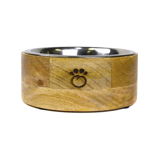 Mango Wood Bowl Single - GreenPetGear