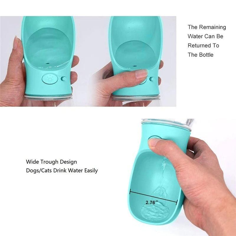 Portable Pet Water Bottle - Leak Proof And Travel Friendly Drinking Bottle - GreenPetGear