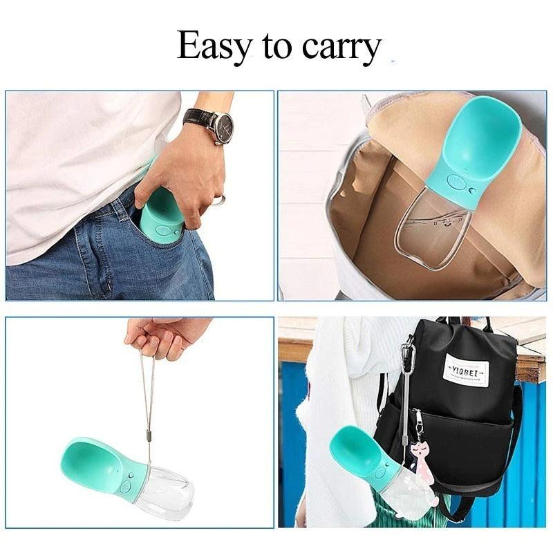 Portable Pet Water Bottle - Leak Proof And Travel Friendly Drinking Bottle - GreenPetGear